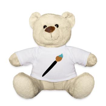 pinceau - Nounours - blanc - Devant
