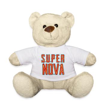 Super Nova Neon Schriftzug - Teddy - Weiß - Vorne