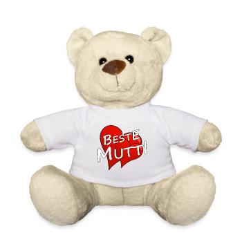 Best Mom - Teddy Bear - white - Front