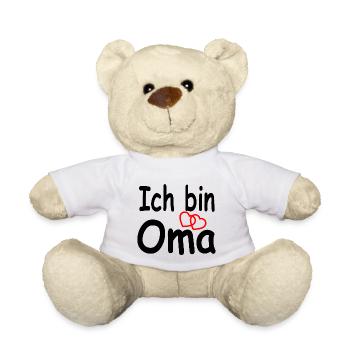 granny - Teddy Bear - white - Front