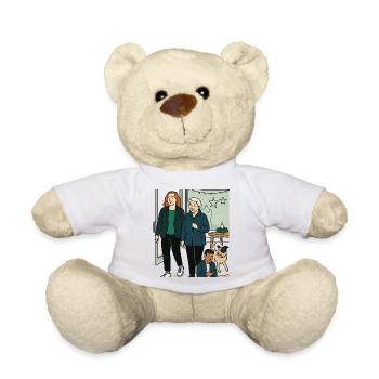 mit Oma einkaufen - Teddy - Weiß - Vorne