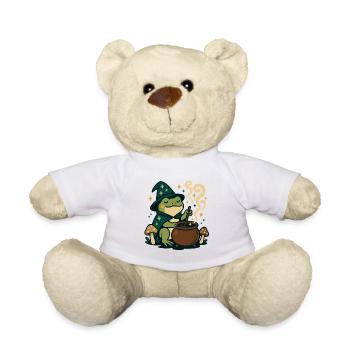 Zauberfrosch Magie Fantasy Design - Teddy - Weiß - Vorne