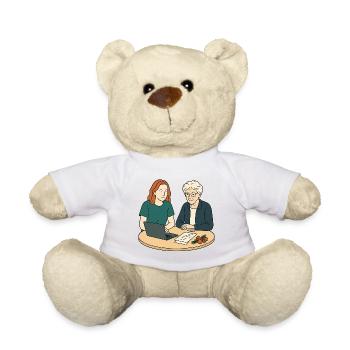 Oma Karin - Teddy - Weiß - Vorne