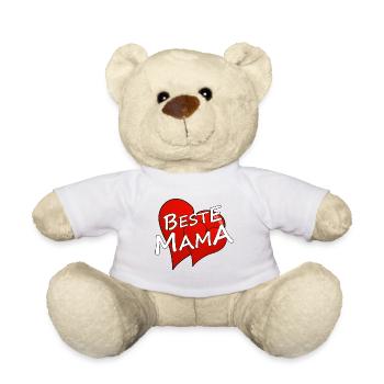 Best Mom - Teddy Bear - white - Front