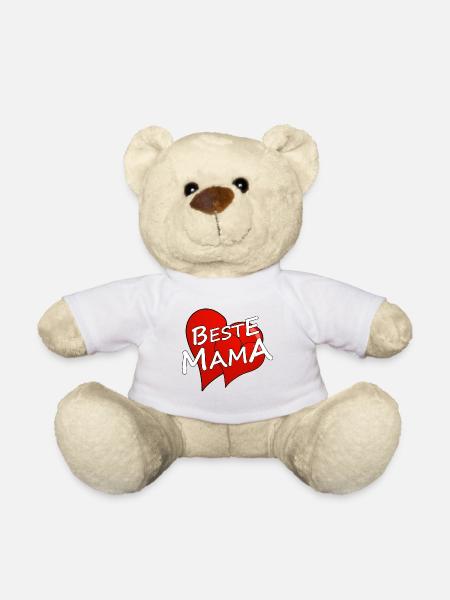 BESTE MAMA - Teddy - Weiß