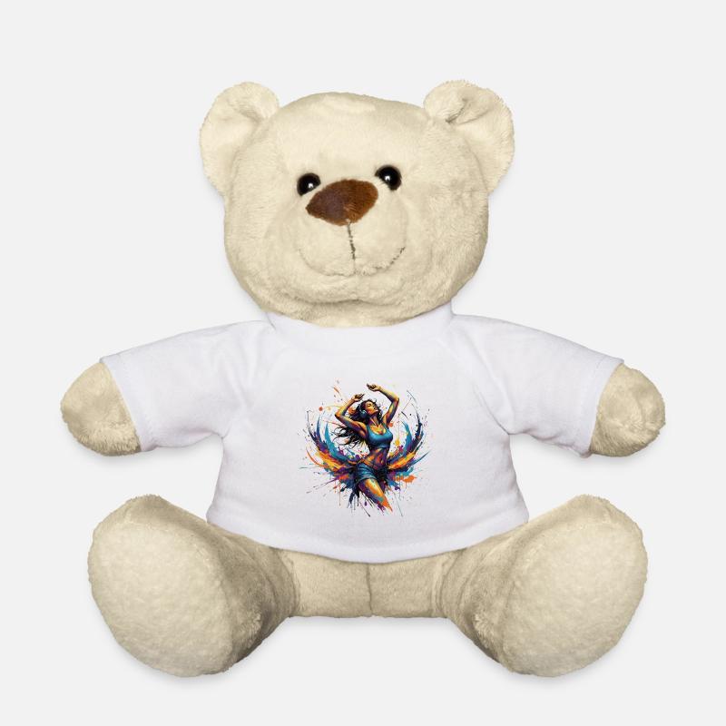 Vibrant_Sound_and_Color_Splash - Teddy Bear - white