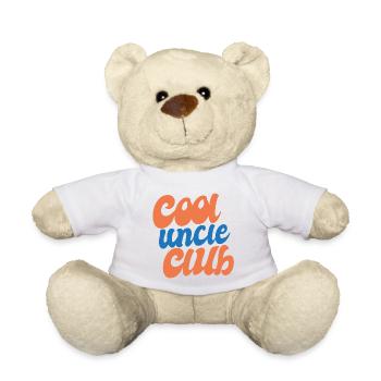 Cooler Onkel Club - Cool Uncle Club - Teddy Bear - white - Front
