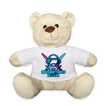 Musketiere VR Neon Duell - Teddy - Weiß - Vorne