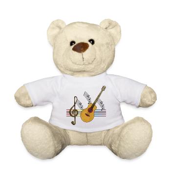 Gitarre - Teddy - Weiß - Vorne