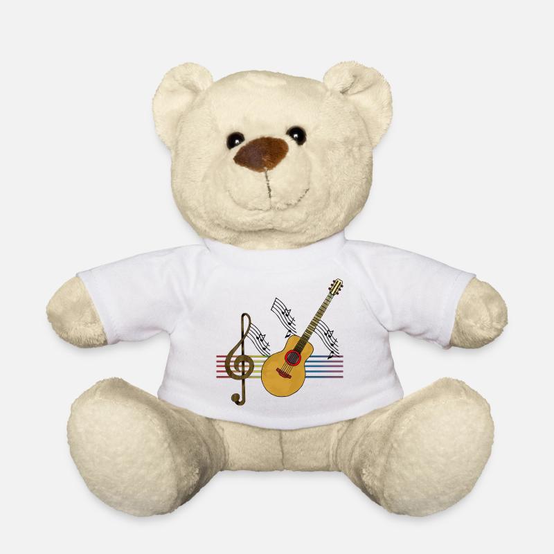 Gitarre - Teddy - Weiß