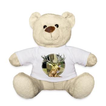 Hirsch - Teddy - Weiß - Vorne