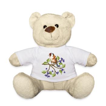 Oiseau coloré - Nounours - blanc - Devant