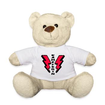 Mutmacher KÄMPFERIN für Mädchen und Frauen - Teddy - Weiß - Vorne