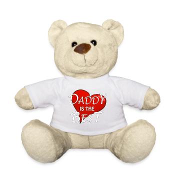 DADDY IS THE BEST - Teddy - Weiß - Vorne