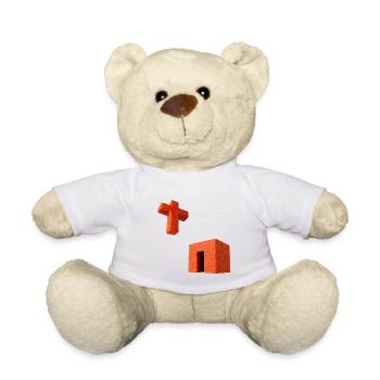 Crucifix Kaaba - Teddy Bear - white - Front
