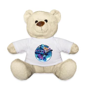 T-Shirt aus Metall - Teddy - Weiß - Vorne
