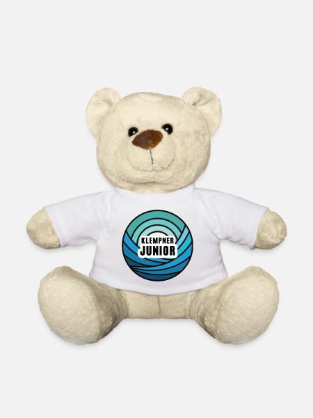 Plumber Junior Child Trainee Offspring Successor - Teddy Bear - white