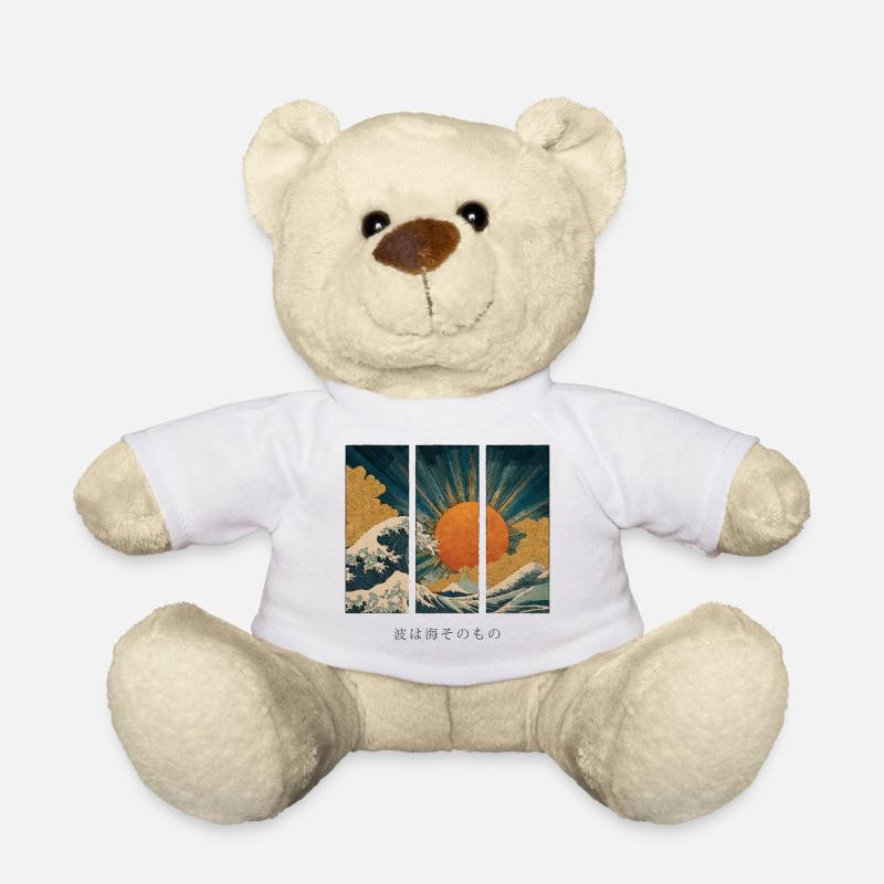 Die Welle ist das Meer selbst - Teddy - Weiß