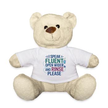Dental Nurse Life Oral Health Assistant  - Teddy Bear - white - Front