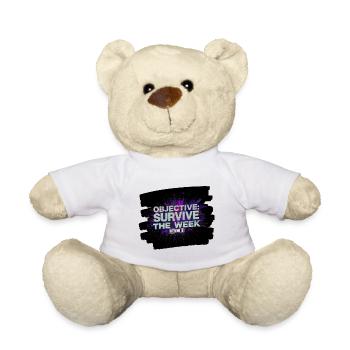 Survive Week objective - Teddy Bear - white - Front