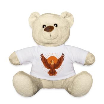 Feuriger Sonnenadler - Teddy - Weiß - Vorne