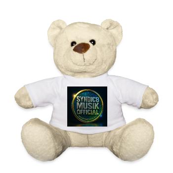 Syndic8 Music Badge Cosmic Metal - Teddy Bear - white - Front