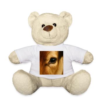 Animal - Vache, Gros Plan Sur L’œil - Nounours - blanc - Devant