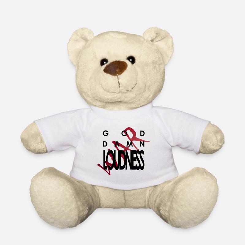God Damn Loudness War - Teddy Bear - white