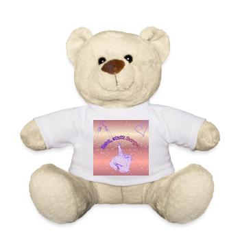 Sekt statt Sorgen - Teddy - Weiß - Vorne