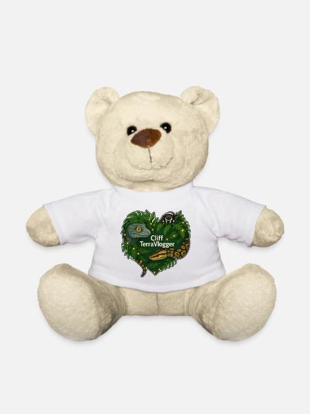 Cliff TerraVlogger Dschungel Herz - Teddy - Weiß