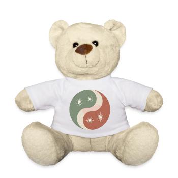 Yin Yang - Inner Balance - Teddy Bear - white - Front