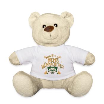 Liebevolle Weihnacht - Teddy - Weiß - Vorne
