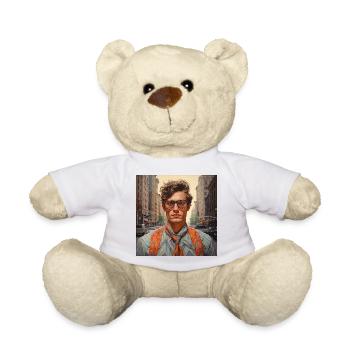Städtisches Stilporträt mit Brillen - Teddy - Weiß - Vorne