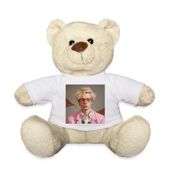 Blonder Stil Rosa Jacke Florales Hemd - Teddy - Weiß - Vorne