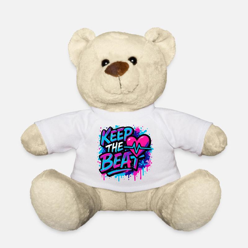 Keep the Beat – Musik Design mit Rhythmus Feeling - Teddy - Weiß
