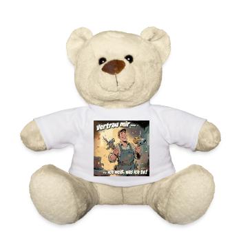 Croyez-moi, je sais ce que je fais ! - Nounours - blanc - Devant