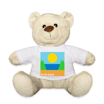 Spring - Teddy Bear - white - Front