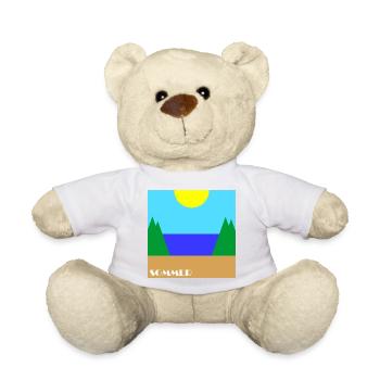 Summer - Teddy Bear - white - Front