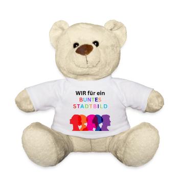 WIR FÜR EIN BUNTES STADTBILD - Teddy - Weiß - Vorne