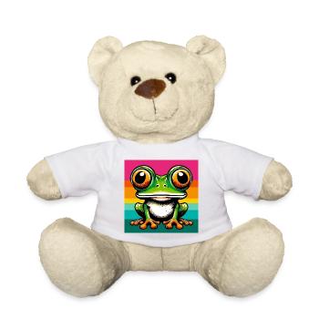 Frosch - Teddy - Weiß - Vorne