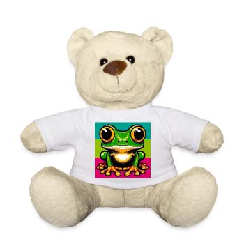 grenouille - Nounours - blanc - Devant