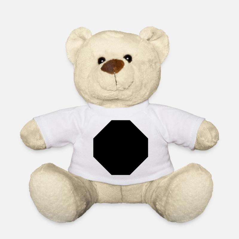 octagon - Teddy Bear - white