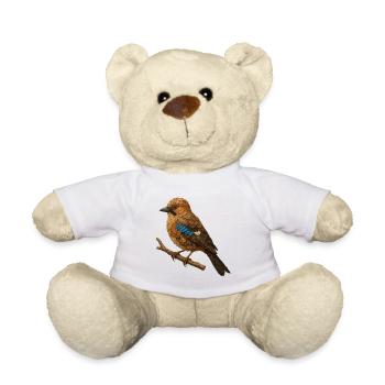 Jays illustration in nature design - Teddy Bear - white - Front