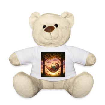 Entspannung Level: Faultier - Teddy - Weiß - Vorne