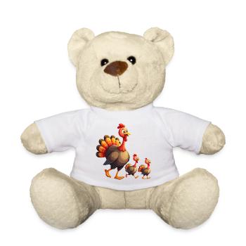 Thanksgiving Truthahn Baby - Teddy - Weiß - Vorne