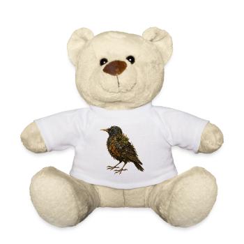 Star Illustration im Naturdesign (Wild Line) - Teddy - Weiß - Vorne