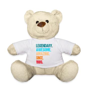 40e anniversaire 1986 - Nounours - blanc - Devant