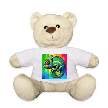 chameleon - Teddy Bear - white - Front