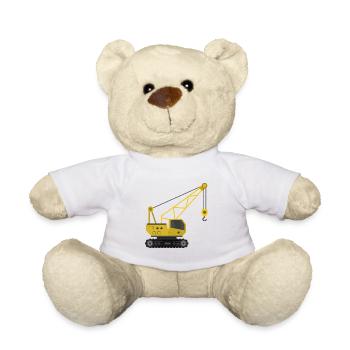 crane - Teddy Bear - white - Front