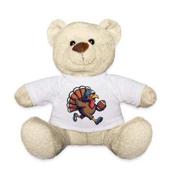 Thanksgiving Football Truthahn - Teddy - Weiß - Vorne